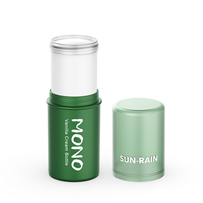 8 กรัม 15 กรัม Eco Friendly Empty PP Mono All Plastic Deodorant Stick Flask สําหรับครีมแข็ง