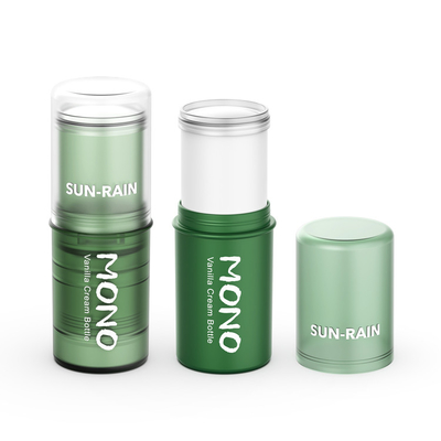 8 กรัม 15 กรัม Eco Friendly Empty PP Mono All Plastic Deodorant Stick Flask สําหรับครีมแข็ง