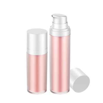 30 มิลลิลิตร 50 มิลลิลิตร ปั๊ม PET Packaging Cosmetic Replaceable Refillable PET Double Wall Face Cream กระป๋อง